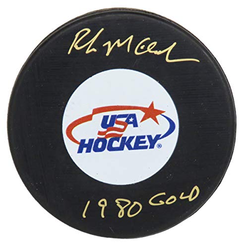 Algopix Similar Product 17 - Rob McClanahan Signed USA Hockey Logo