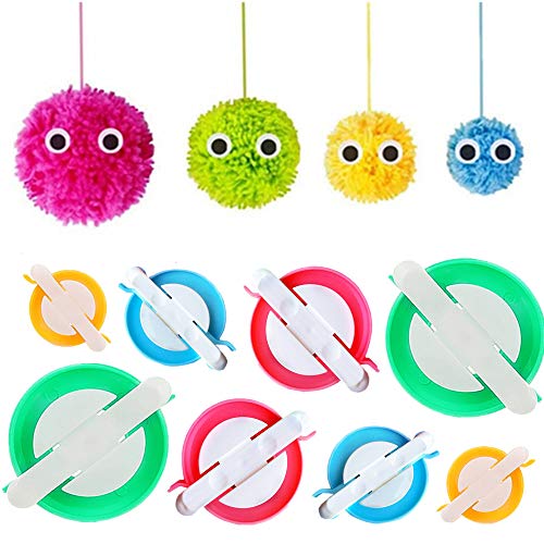 Algopix Similar Product 6 - Pompom Maker4 Sizes Pom pom Makers for