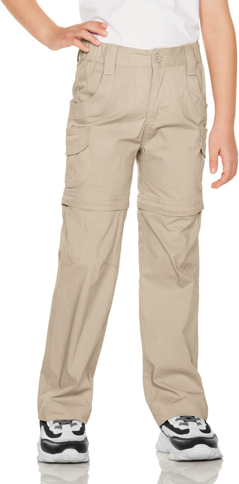 Algopix Similar Product 3 - CQR Kids Youth Hiking Cargo Pants UPF