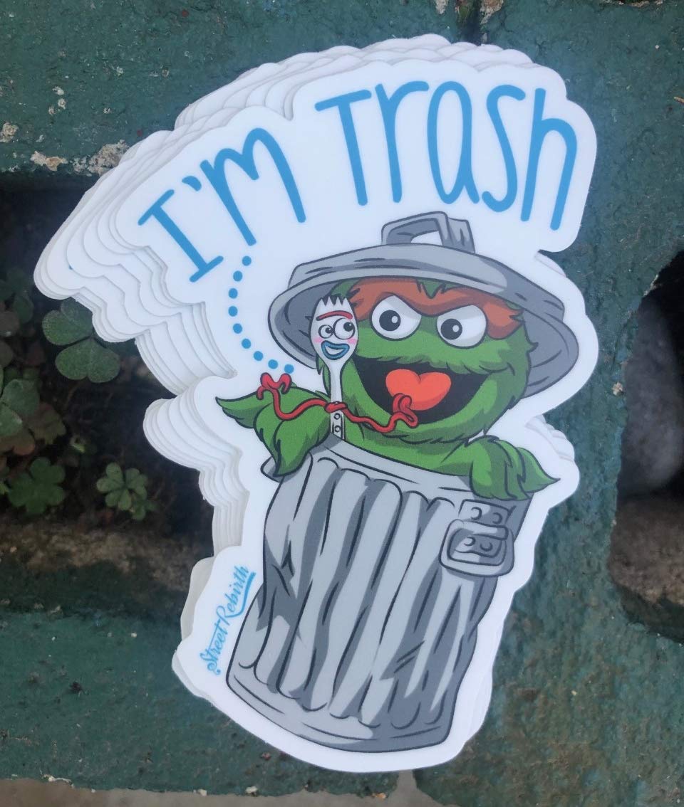 Algopix Similar Product 19 - Im Trash Oscar and Forky Sticker  One