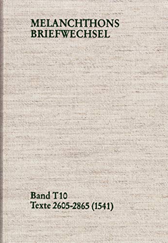 Algopix Similar Product 7 - Melanchthons Briefwechsel  Band T 10