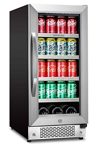Algopix Similar Product 5 - Beverage Refrigerator 15 inch Stainless