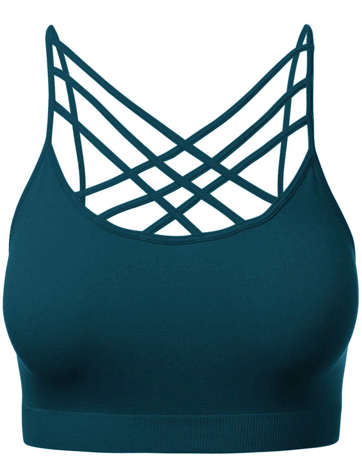 Algopix Similar Product 5 - Women Sports Bra Criss Cross Strappy