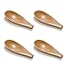 Algopix Similar Product 8 - NUOMI 4 Pack Wooden Scooper Solid Wood