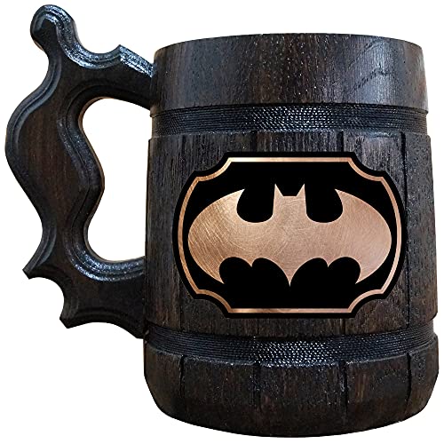 Algopix Similar Product 19 - Batman Animated Series Beer Mug Wooden