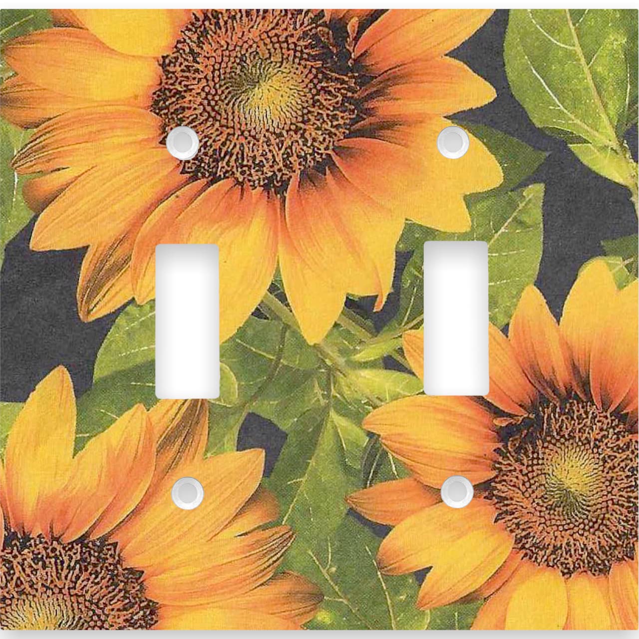 Algopix Similar Product 17 - Sunflower Design Decorative Double
