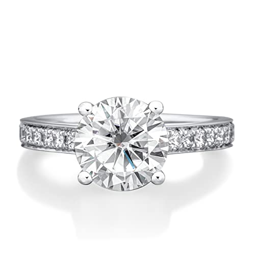 Algopix Similar Product 4 - Moissanite and Diamond Engagement Ring