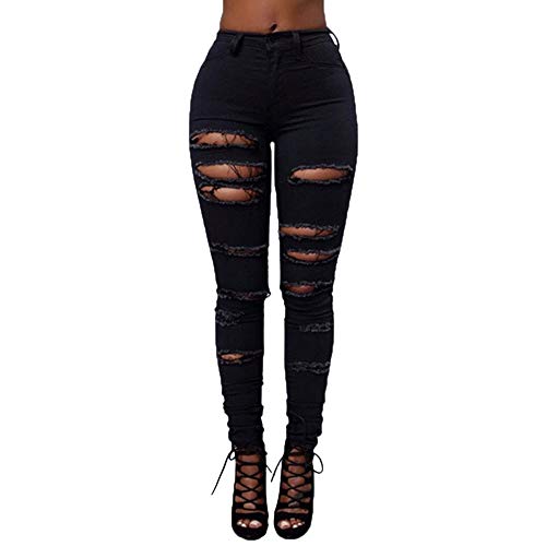 Algopix Similar Product 4 - SADUORHAPPY Women Mid Waisted Skinny