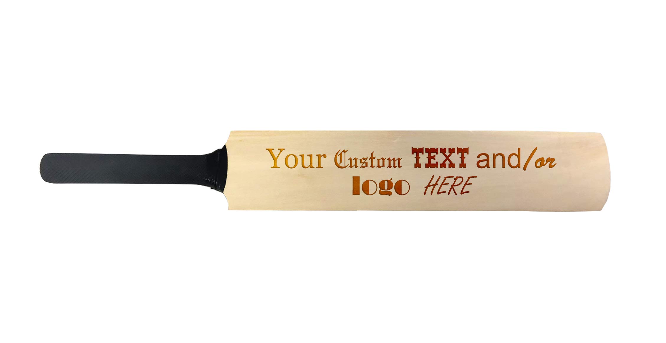 Algopix Similar Product 3 - Mini Toy Wooden Signature Cricket Bat