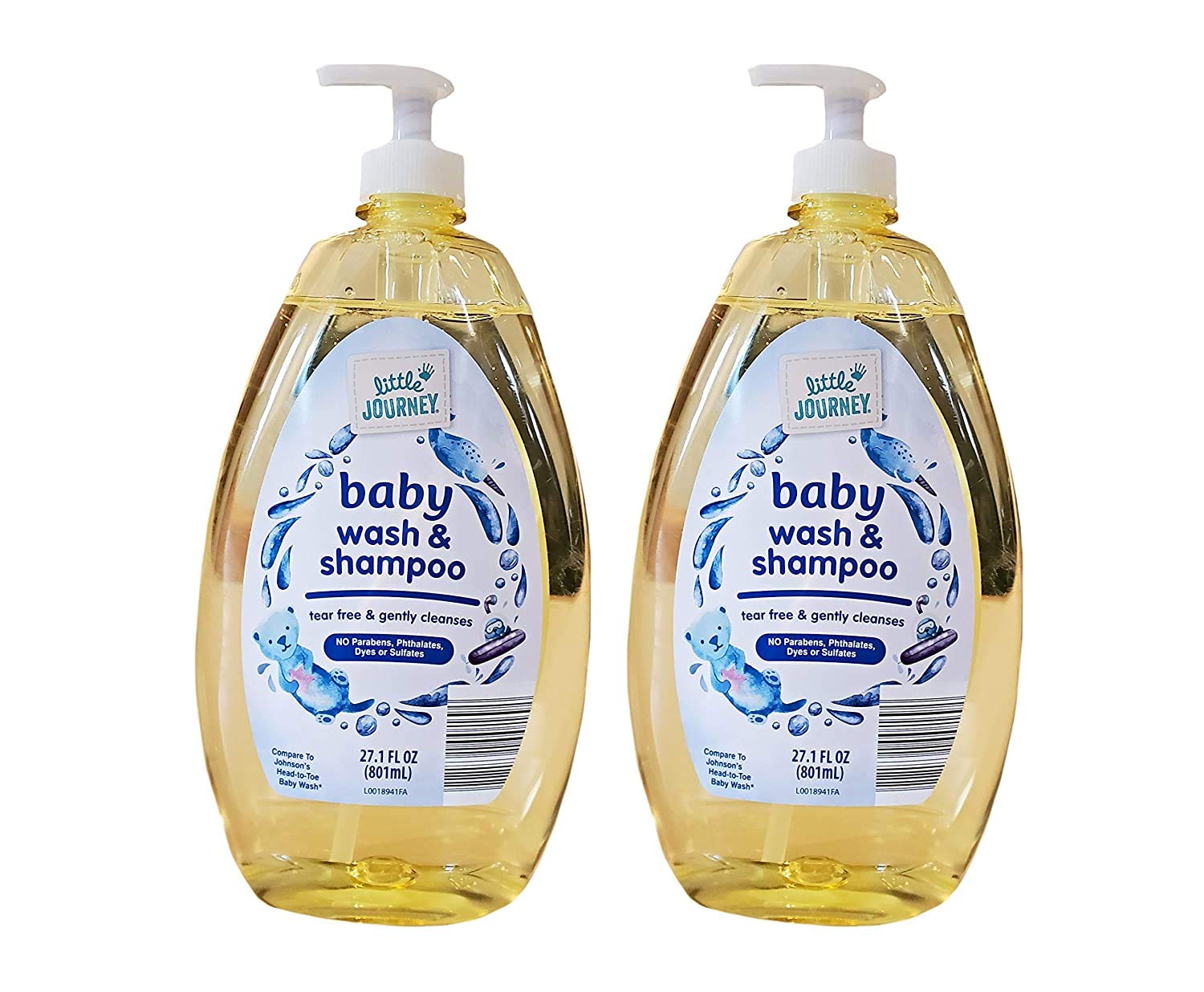 Algopix Similar Product 6 - Little Journey Baby Wash Tear Free and