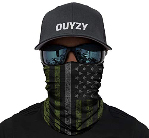 Algopix Similar Product 7 - OUYZY Neck Gaiter Face Mask Scarf Cover