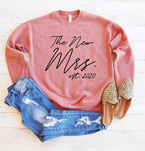 Algopix Similar Product 17 - The New Mrs Est 2020 Drop Shoulder