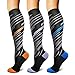 Algopix Similar Product 6 - CHARMKING Copper Compression Socks 3