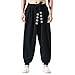 Algopix Similar Product 15 - HAORUN Men Chinese Style Kung Fu Pants