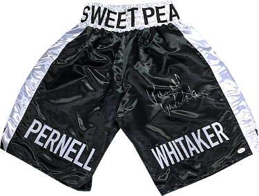 Algopix Similar Product 17 - Pernell Whitaker signed Sweet Pea Black