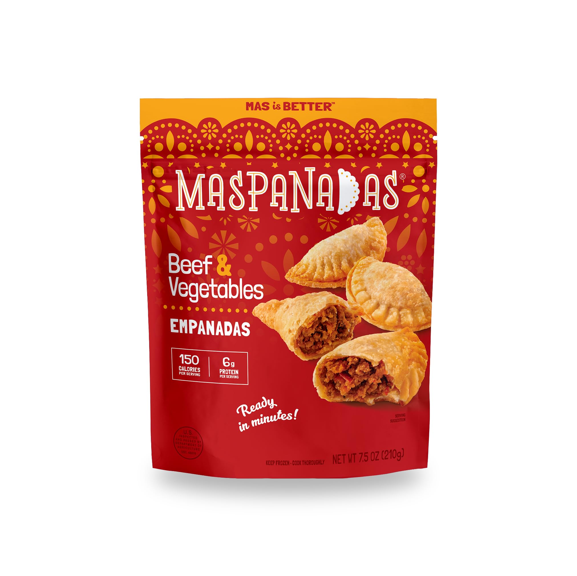Algopix Similar Product 3 - MasPanadas Beef  Vegetable Empanadas