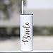 Algopix Similar Product 6 - Bride Tumbler Cup with Straw Bridal