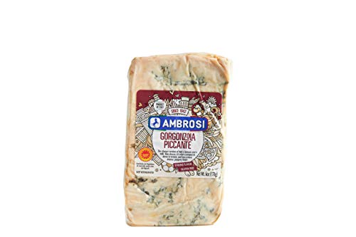 Algopix Similar Product 15 - Ambrosi Gorgonzola Piccante Wedge
