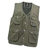 Algopix Similar Product 1 - CUTICATE Mens Fishing Vest with Multi
