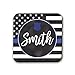 Algopix Similar Product 20 - Blue Line Police Custom Coasters