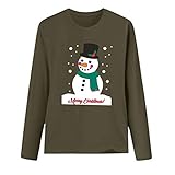 Algopix Similar Product 14 - Womens Long Sleeve Merry Christmas