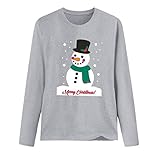 Algopix Similar Product 14 - Womens Long Sleeve Merry Christmas