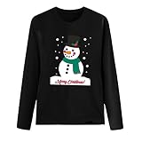 Algopix Similar Product 10 - Womens Long Sleeve Merry Christmas
