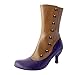 Algopix Similar Product 8 - Shoes Women Mid Calf Round Toe Stiletto