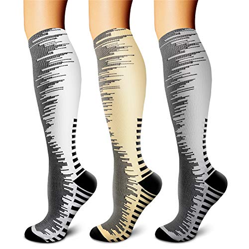 Algopix Similar Product 19 - CHARMKING Copper Compression Socks 3