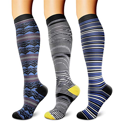 Algopix Similar Product 16 - CHARMKING Copper Compression Socks 3