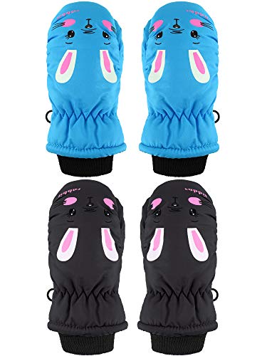 Algopix Similar Product 16 - 2 Pairs Child Ski Gloves Toddlers