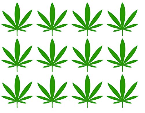 Algopix Similar Product 9 - 30 Cannabis Stickers Weed Envelope