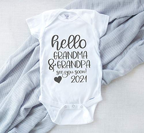 Algopix Similar Product 6 - Grandparents Baby Announcement Baby