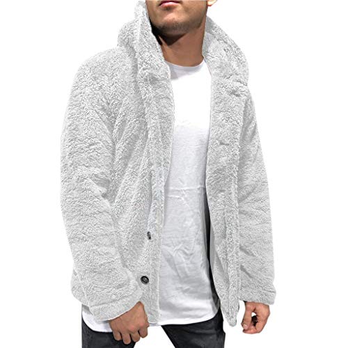 Algopix Similar Product 11 - Easytoy Mens Autumn Winter Solid Color