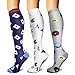 Algopix Similar Product 5 - CHARMKING Copper Compression Socks 3