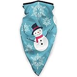 Algopix Similar Product 4 - Bandana Funny Snowman Snowflakes Neck