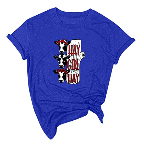 Algopix Similar Product 9 - Mikilon Cow Hay Girl Hay TShirt Funny