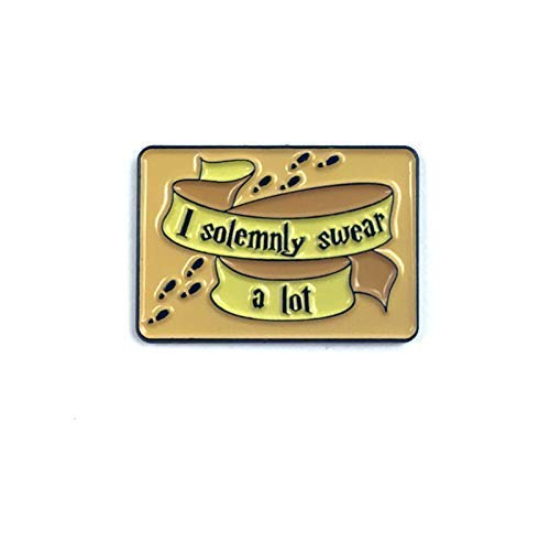 Algopix Similar Product 15 - I Solemnly Swear A Lot Enamel Needle