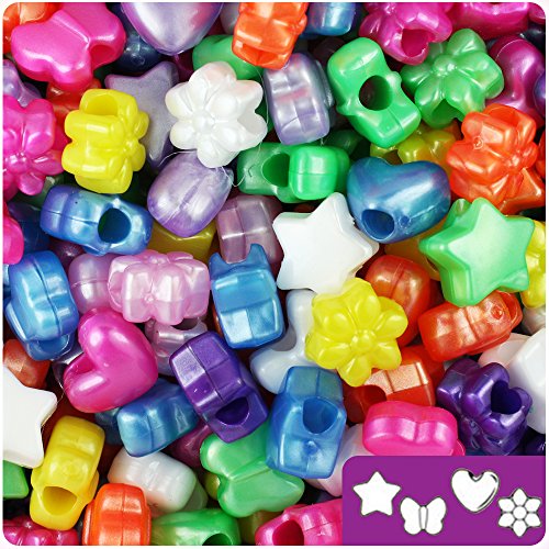 Algopix Similar Product 10 - BeadTin Pearl Multi Small Shape Pony