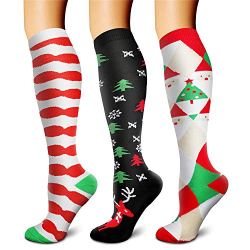 Algopix Similar Product 10 - CHARMKING Copper Compression Socks 3