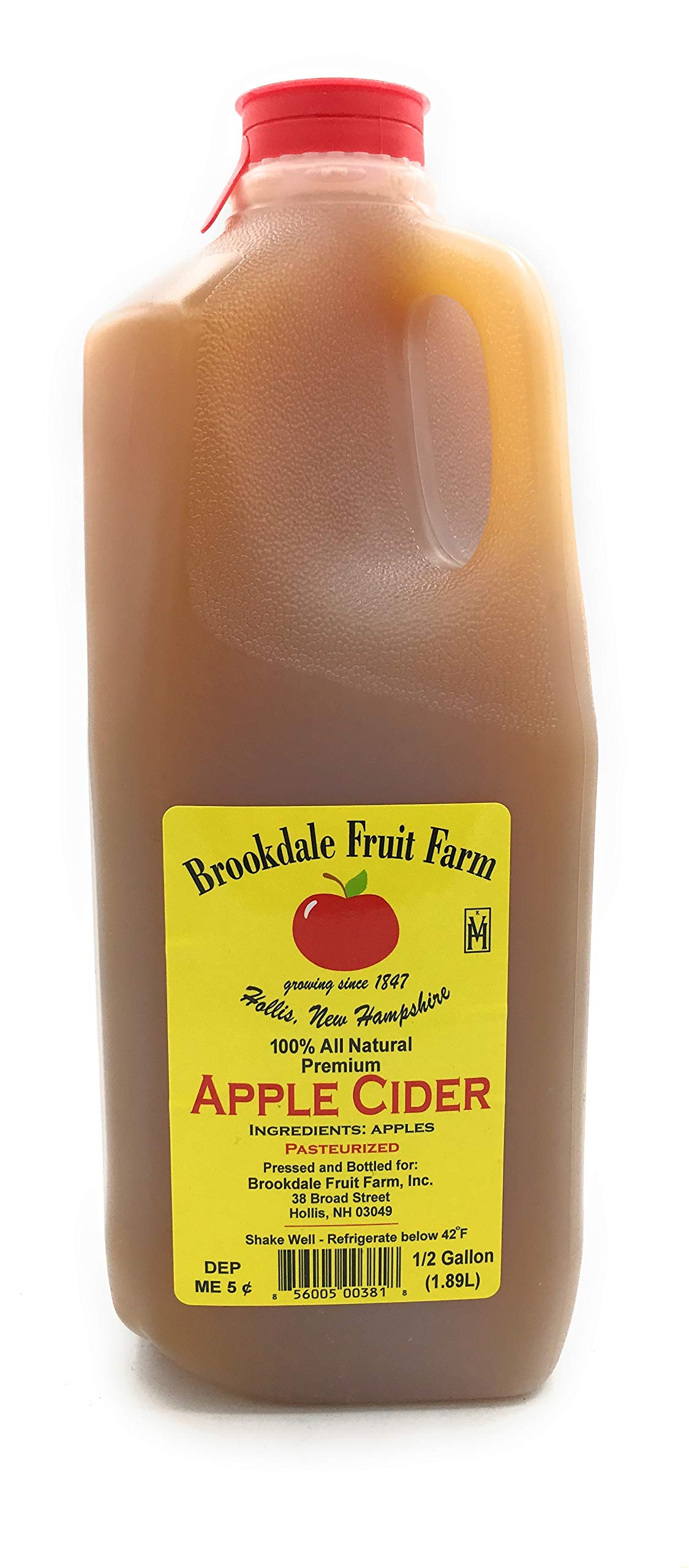 Algopix Similar Product 1 - Brookdale Fruit Farm Apple Cider Half