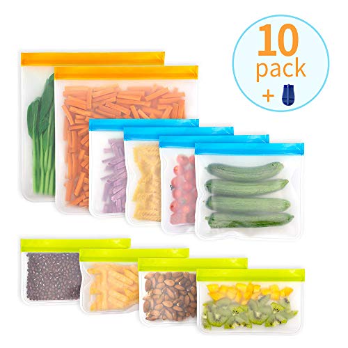Algopix Similar Product 19 - LOBKIN Reusable Storage Bags BPA FREE