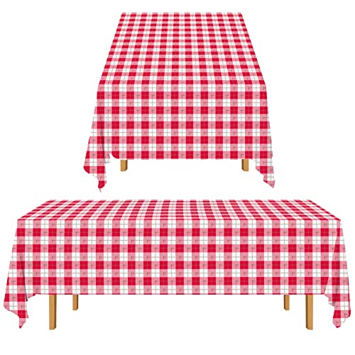 Algopix Similar Product 8 - Gatherfun 3PCS Red White Gingham