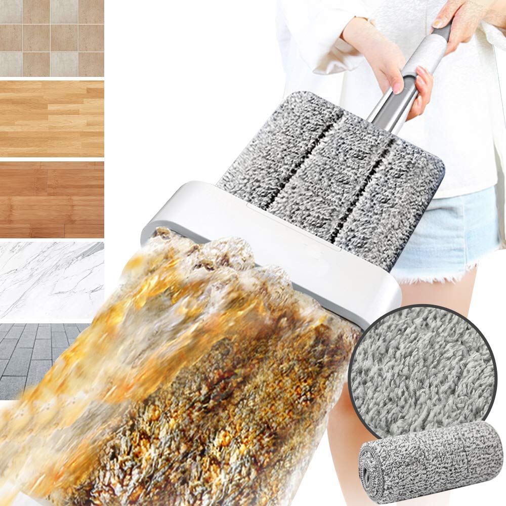 Algopix Similar Product 2 - Microfiber Mop for Floor Cleaning