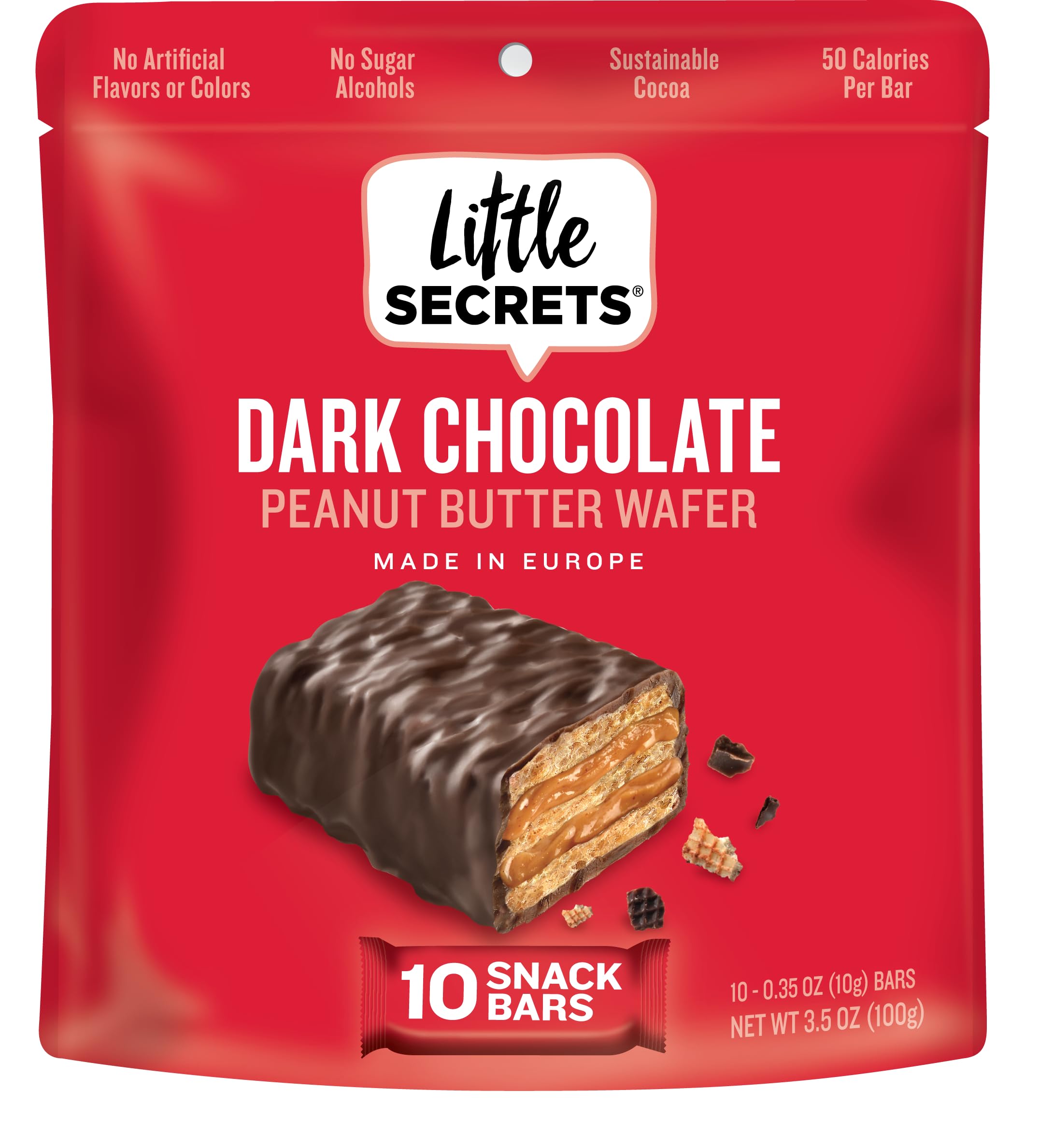 Algopix Similar Product 16 - Little Secrets Dark Chocolate Peanut