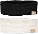 Algopix Similar Product 15 - Kids Headwrap 2Pack Black  Rainbow