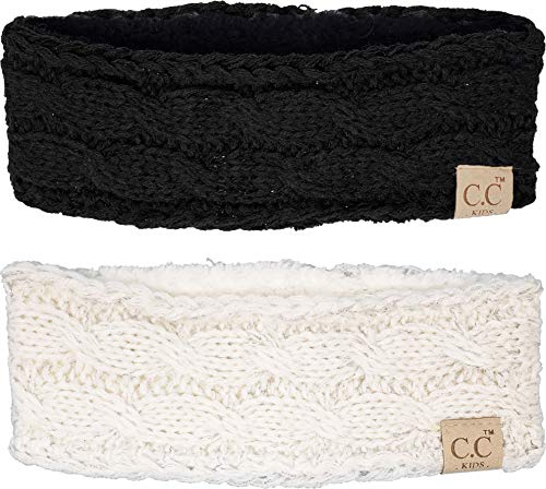 Algopix Similar Product 6 - Kids Headwrap 2Pack Black Rainbow