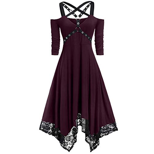 Algopix Similar Product 11 - Dainzuy Womens Gothic Dress Steampunk