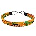 Algopix Similar Product 9 - All Yellow Kente Headband  3 Strand