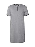 Algopix Similar Product 19 - Gafeng Mens Nightshirt Long Sleep